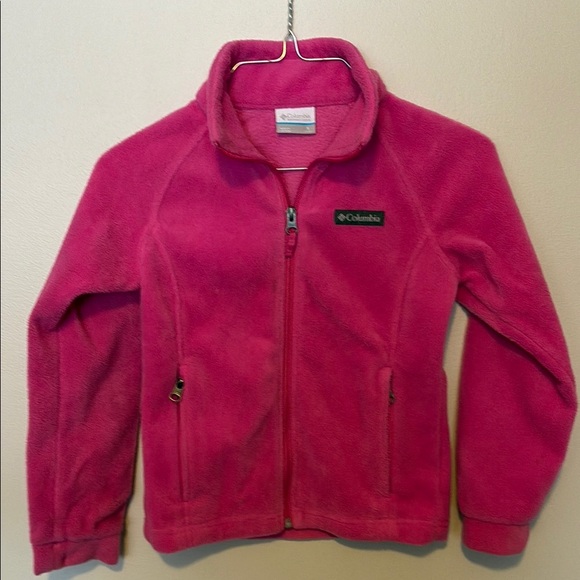 Columbia Vibrant Pink Fleece Jacket - Picture 1 of 3